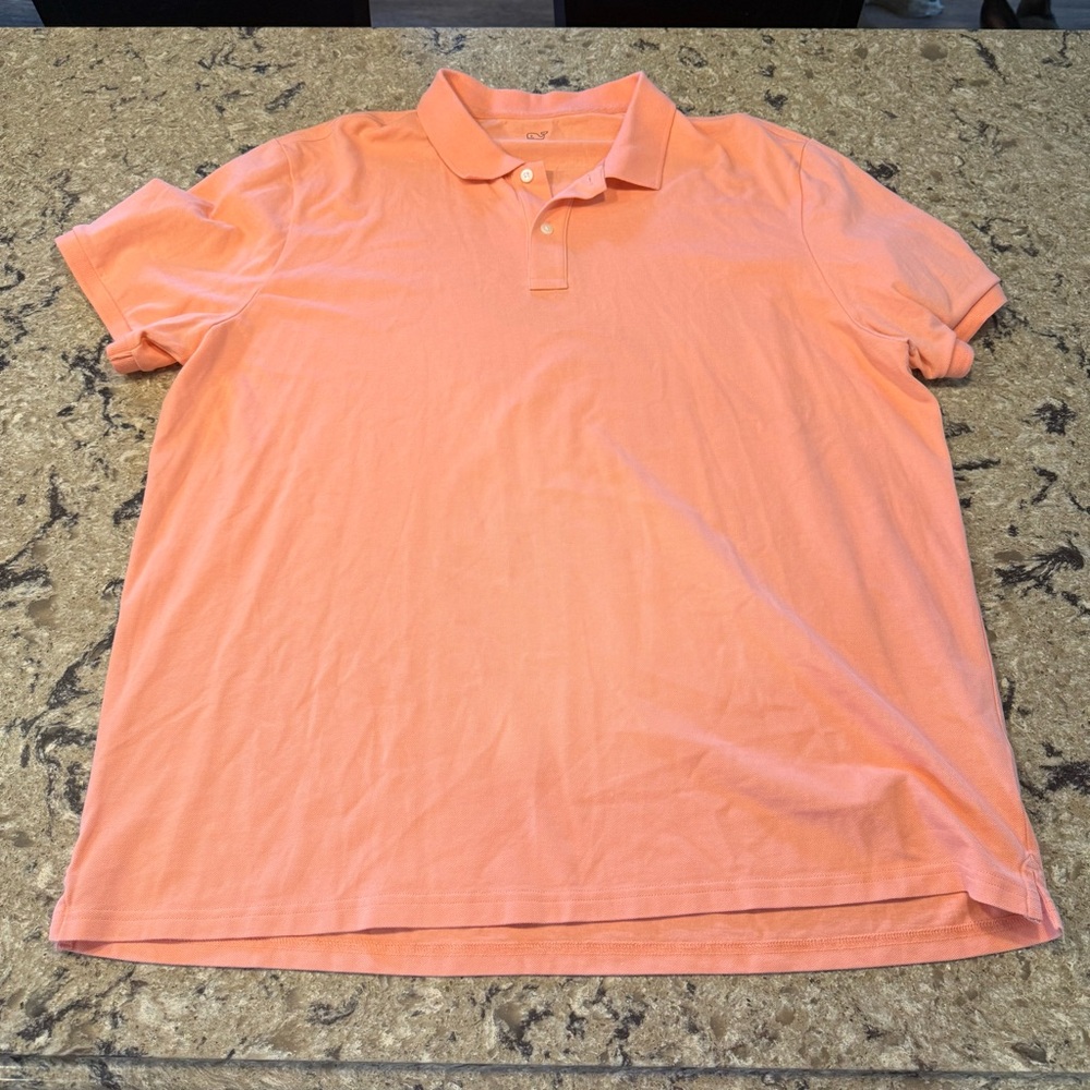 Vineyard Vines Coral Polo Shirt